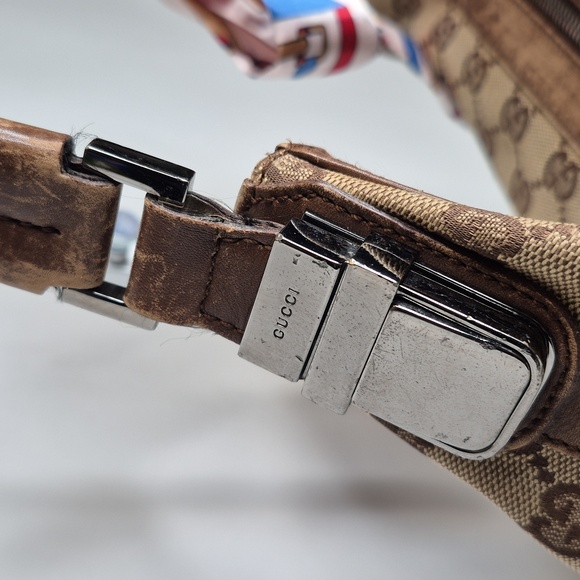 Gucci Vanity Square GG Monogram Canvas Leather Shoulder Bag - Picture 9 of 17